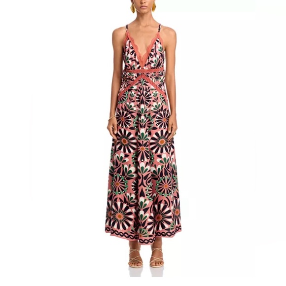 NWT Farm Rio Ainika Flowers Slip Dress - S